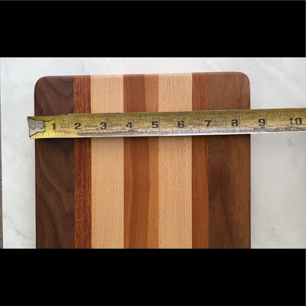 Locally Handmade Wood Cutting Board - Black Walnut, Mahogany, Maple Cherry - Picture 2 of 4